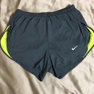 Nike dry fit shorts with built in spandex